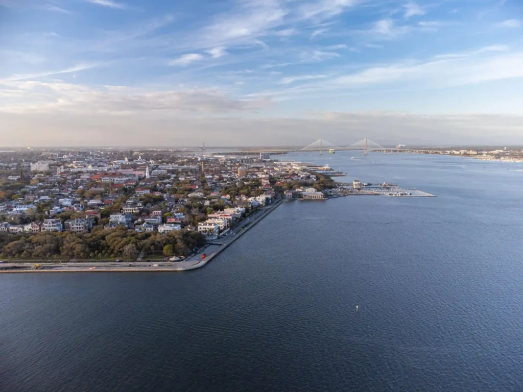 Charleston Harbor Battery waterfront free attractions Charleston SC