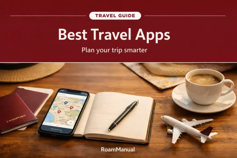 Best Travel Apps to Plan Your Trip Smart (2026 Guide) best travel apps for trip planning including maps flights hotels and budget apps on smartphone