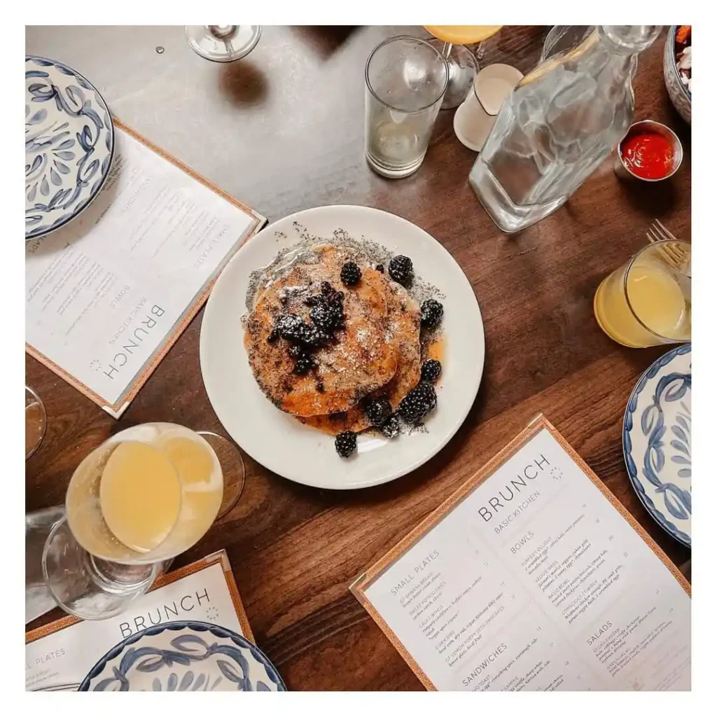 charleston brunch food table