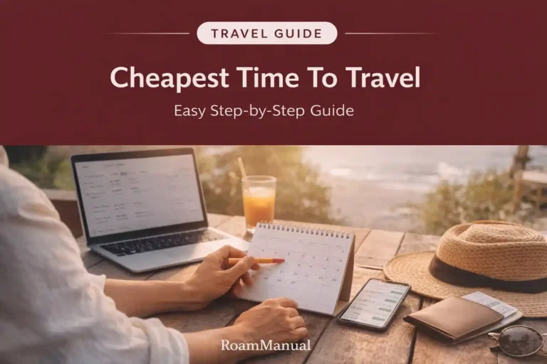 Cheapest time to travel guide