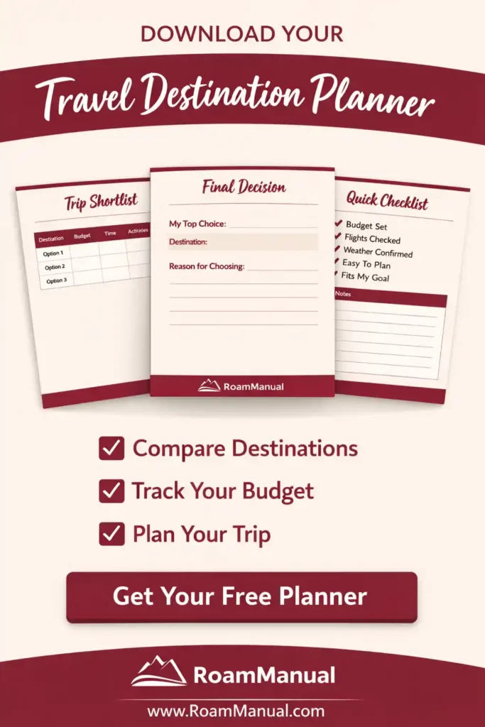 download your travel destination planner