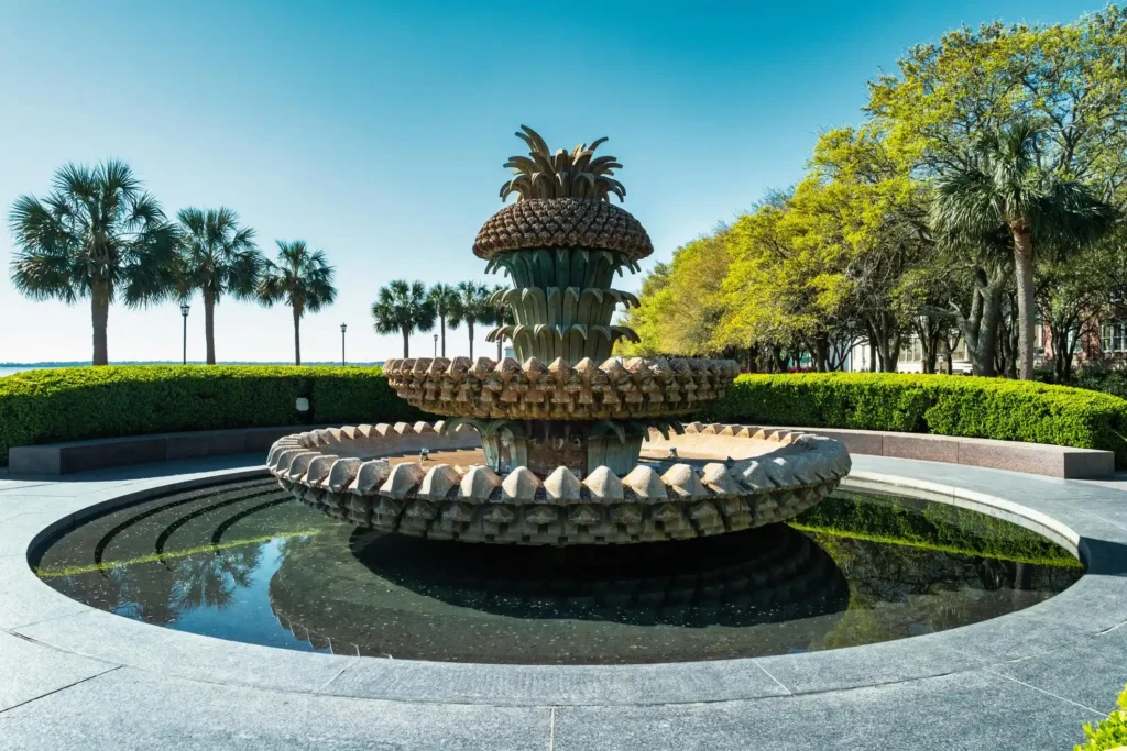 waterfront park pineapple fountain charleston SC
